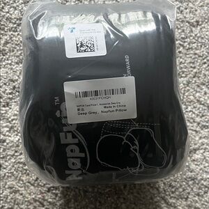 Deep Grey Travel Pillow Travel neck pillow. Sealed - Brand new!